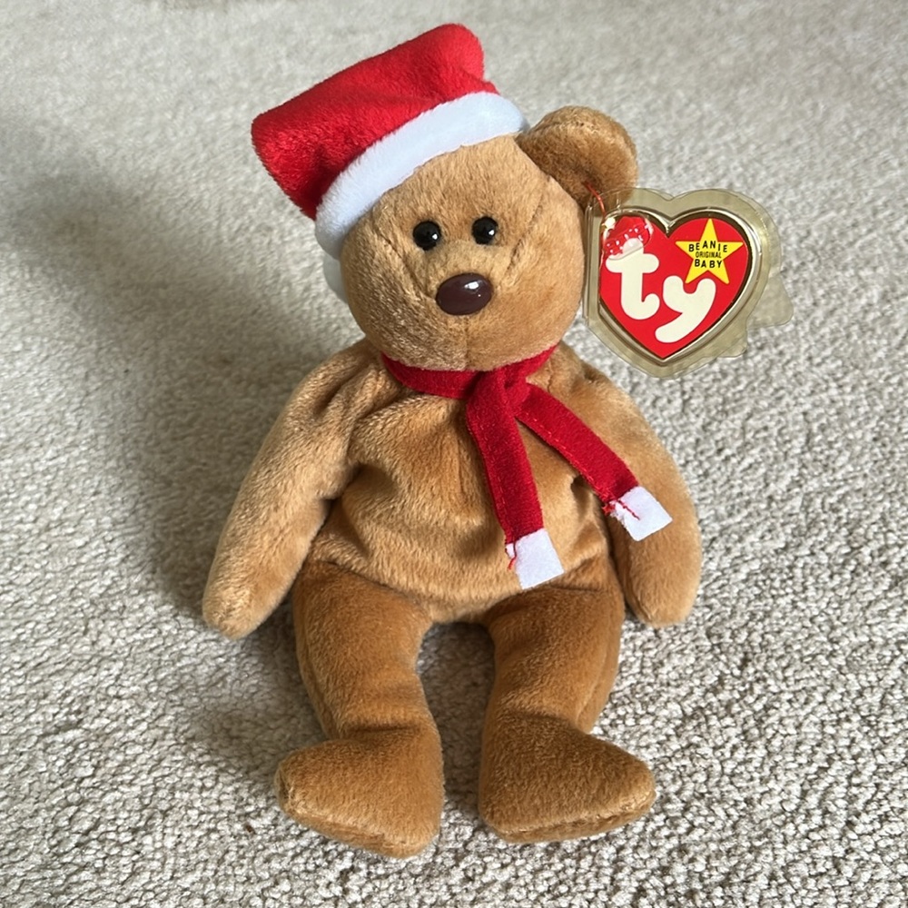RARE Beanie Baby Christmas 1997 Teddy Style 4200 with Errors